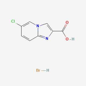 6-Chloro-imidazo[1,2-a]pyridine-2-carboxylic acid hydrobromide