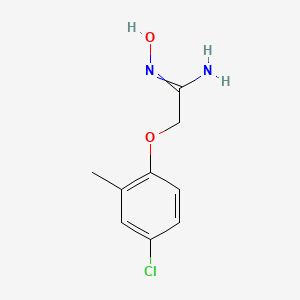 molecular formula C9H11ClN2O2 B1302656 2-(4-Chloro-2-methylphenoxy)-N'-hydroxyethanimidamide 