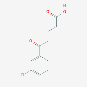 molecular formula C11H11ClO3 B1302662 5-(3-Chlorophenyl)-5-oxovaleric acid CAS No. 75381-46-3
