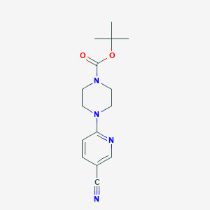 molecular formula C15H20N4O2 B1302671 Tert-butyl 4-(5-cyanopyridin-2-yl)piperazine-1-carboxylate CAS No. 683274-61-5