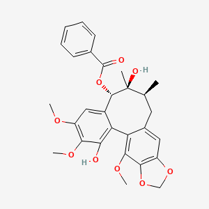 molecular formula C29H30O9 B13026767 SchirubrisinB 