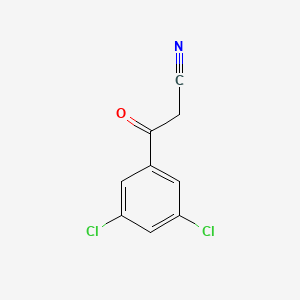 molecular formula C9H5Cl2NO B1302681 3-(3,5-Dichlorophenyl)-3-oxopropanenitrile CAS No. 69316-09-2