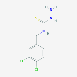 molecular formula C8H9Cl2N3S B1302682 4-(3,4-Dichlorobenzyl)-3-thiosemicarbazide CAS No. 206559-55-9