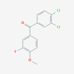 3,4-Dichloro-3'-fluoro-4'-methoxybenzophenone