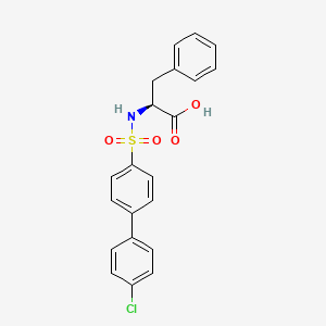 molecular formula C21H18ClNO4S B13026921 C21H18ClNO4S 