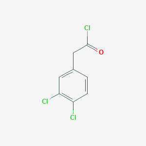 molecular formula C8H5Cl3O B1302697 2-(3,4-Dichlorophenyl)acetyl chloride CAS No. 6831-55-6