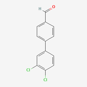 molecular formula C13H8Cl2O B1302699 4-(3,4-Dichlorophenyl)benzaldehyde CAS No. 50670-78-5