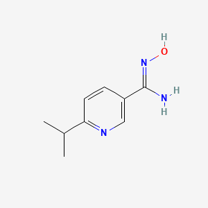 molecular formula C9H13N3O B13027061 N-Hydroxy-6-isopropylnicotinimidamide 