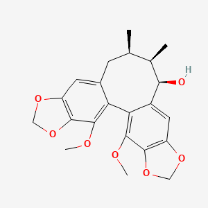 molecular formula C22H24O7 B13027066 SchisanlignaolD 
