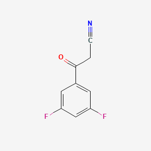 molecular formula C9H5F2NO B1302711 3-(3,5-Difluorophenyl)-3-oxopropanenitrile CAS No. 842140-51-6