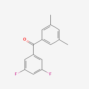 3,5-Difluoro-3',5'-dimethylbenzophenone