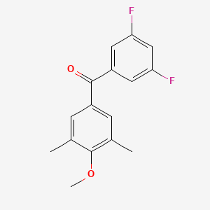 3,5-Difluoro-3',5'-dimethyl-4'-methoxybenzophenone