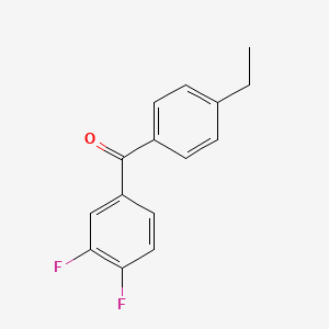 3,4-Difluoro-4'-ethylbenzophenone