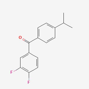 3,4-Difluoro-4'-iso-propylbenzophenone