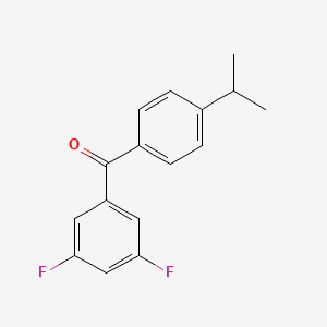 3,5-Difluoro-4'-iso-propylbenzophenone
