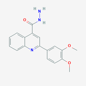 2-(3,4-Dimethoxyphenyl)quinoline-4-carbohydrazide