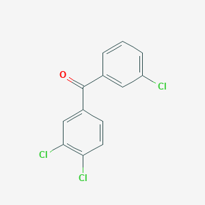 molecular formula C13H7Cl3O B1302762 3,3',4'-Trichlorobenzophenone CAS No. 812684-89-2