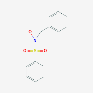 molecular formula C13H11NO3S B130278 3-苯基-2-(苯磺酰基)-1,2-噁唑烷环 CAS No. 63160-13-4