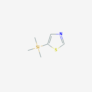 molecular formula C6H11NSSi B1302789 5-Trimethylsilylthiazole CAS No. 79265-36-4
