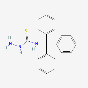 molecular formula C20H19N3S B1302790 4-Trityl-3-thiosemicarbazide CAS No. 21198-26-5