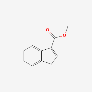 molecular formula C11H10O2 B1302793 Methyl 1H-indene-3-carboxylate CAS No. 39891-79-7