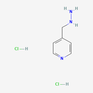 molecular formula C6H11Cl2N3 B1302799 4-(Hydrazinylmethyl)pyridine dihydrochloride CAS No. 89598-56-1