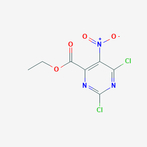 Ethyl 2,6-dichloro-5-nitropyrimidine-4-carboxylate