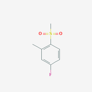 4-Fluoro-2-methyl-1-(methylsulfonyl)benzene