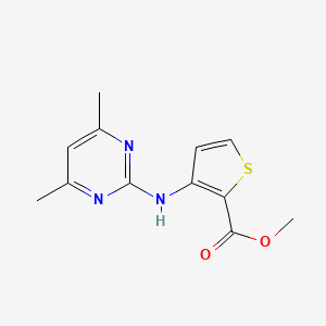 Methyl 3-[(4,6-dimethylpyrimidin-2-yl)amino]thiophene-2-carboxylate