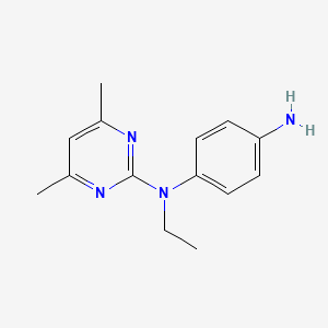 N-(4,6-Dimethylpyrimidin-2-yl)-N-ethylbenzene-1,4-diamine