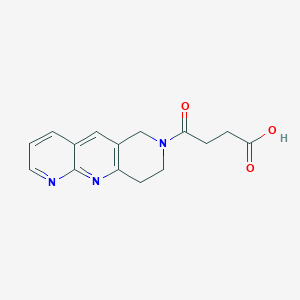 B1302821 4-(8,9-Dihydropyrido[2,3-b]-1,6-naphthyridin-7(6H)-yl)-4-oxobutanoic acid CAS No. 389117-37-7