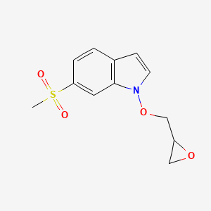 6-(Methylsulfonyl)-1-(oxiran-2-ylmethoxy)-1H-indole