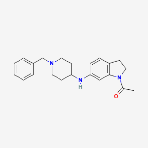 molecular formula C22H27N3O B1302827 1-acetyl-n-(1-benzylpiperidin-4-yl)-2,3-dihydro-1h-indole-6-amine CAS No. 396682-63-6