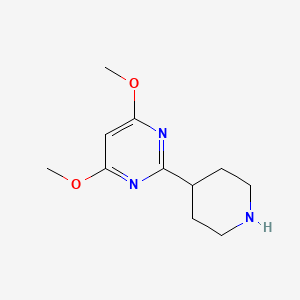 4,6-Dimethoxy-2-piperidin-4-ylpyrimidine