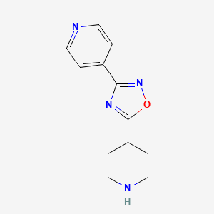 5-(Piperidin-4-yl)-3-(pyridin-4-yl)-1,2,4-oxadiazole