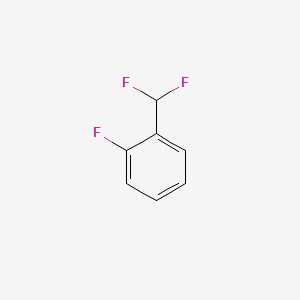 molecular formula C7H5F3 B1302847 1-(Difluoromethyl)-2-fluorobenzene CAS No. 63878-70-6