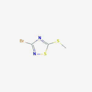 3-Bromo-5-(methylthio)-1,2,4-thiadiazole