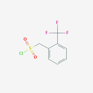 molecular formula C8H6ClF3O2S B1302853 2-Trifluoromethylbenzylsulfonyl chloride CAS No. 85952-32-5