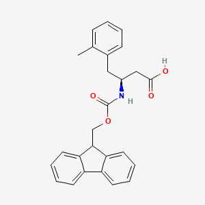 (S)-3-((((9H-fluoren-9-yl)methoxy)carbonyl)amino)-4-(o-tolyl)butanoic acid