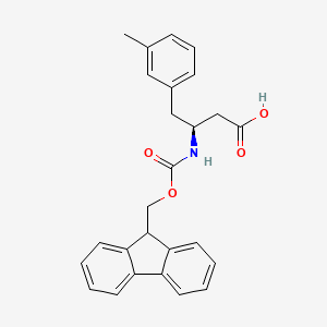 (S)-3-((((9H-Fluoren-9-yl)methoxy)carbonyl)amino)-4-(m-tolyl)butanoic acid