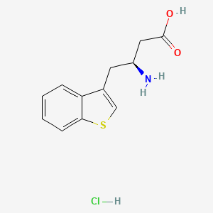 molecular formula C12H14ClNO2S B1302881 (S)-3-Amino-4-(3-benzothienyl)butanoic acid hydrochloride CAS No. 270063-44-0
