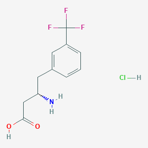 (S)-3-Amino-4-(3-(trifluoromethyl)phenyl)butanoic acid hydrochloride