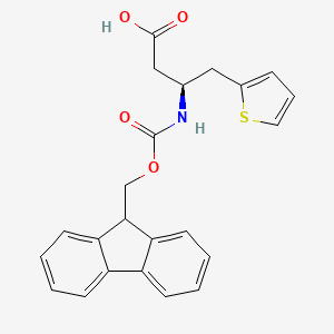 (S)-3-((((9H-fluoren-9-yl)methoxy)carbonyl)amino)-4-(thiophen-2-yl)butanoic acid