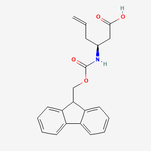 (S)-3-((((9H-fluoren-9-yl)methoxy)carbonyl)amino)hex-5-enoic acid