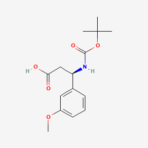 (R)-3-((tert-Butoxycarbonyl)amino)-3-(3-methoxyphenyl)propanoic acid