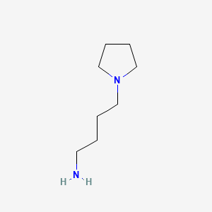 molecular formula C8H18N2 B1302945 4-(Pyrrolidin-1-yl)butan-1-amine CAS No. 24715-90-0