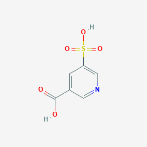 molecular formula C6H5NO5S B1302950 5-sulfopyridine-3-carboxylic Acid CAS No. 4833-92-5