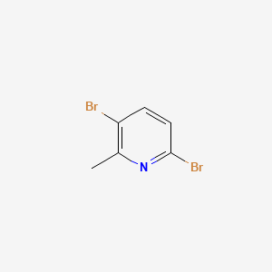 molecular formula C6H5Br2N B1302955 3,6-Dibromo-2-methylpyridine CAS No. 39919-65-8