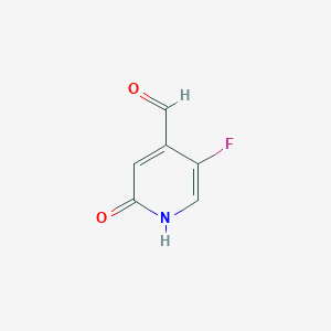 molecular formula C6H4FNO2 B1302956 5-Fluoro-2-oxo-1,2-dihydropyridine-4-carbaldehyde CAS No. 500148-38-9