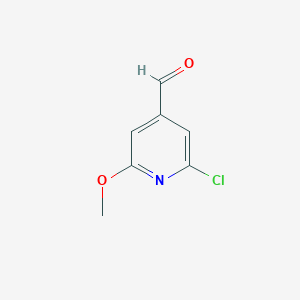 molecular formula C7H6ClNO2 B1302957 2-Chloro-6-methoxypyridine-4-carbaldehyde CAS No. 329794-31-2